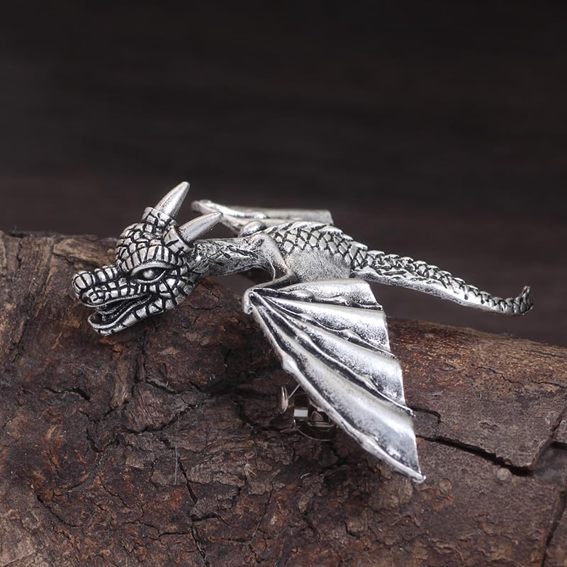 XJYHDY joya dragón para mujeres, complemento fantasioso y elegante.