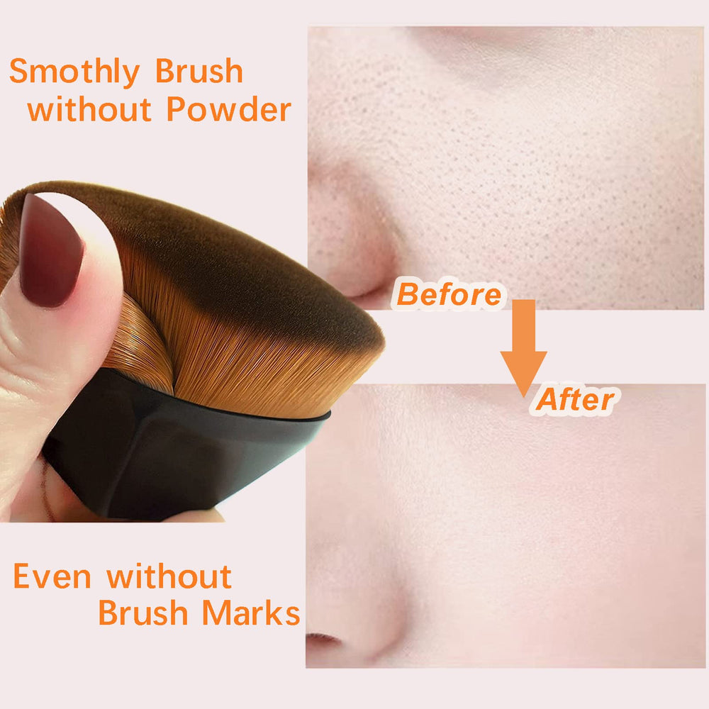 XKFLAUHM four-pack makeup brushes for versatile on-the-go routines
