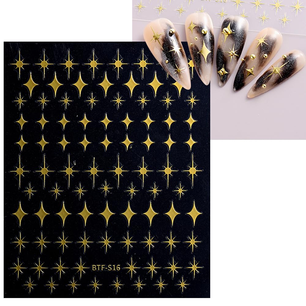 XMMXNBJ arte uñas estrellas casero: ideal para sesiones creativas en casa.
