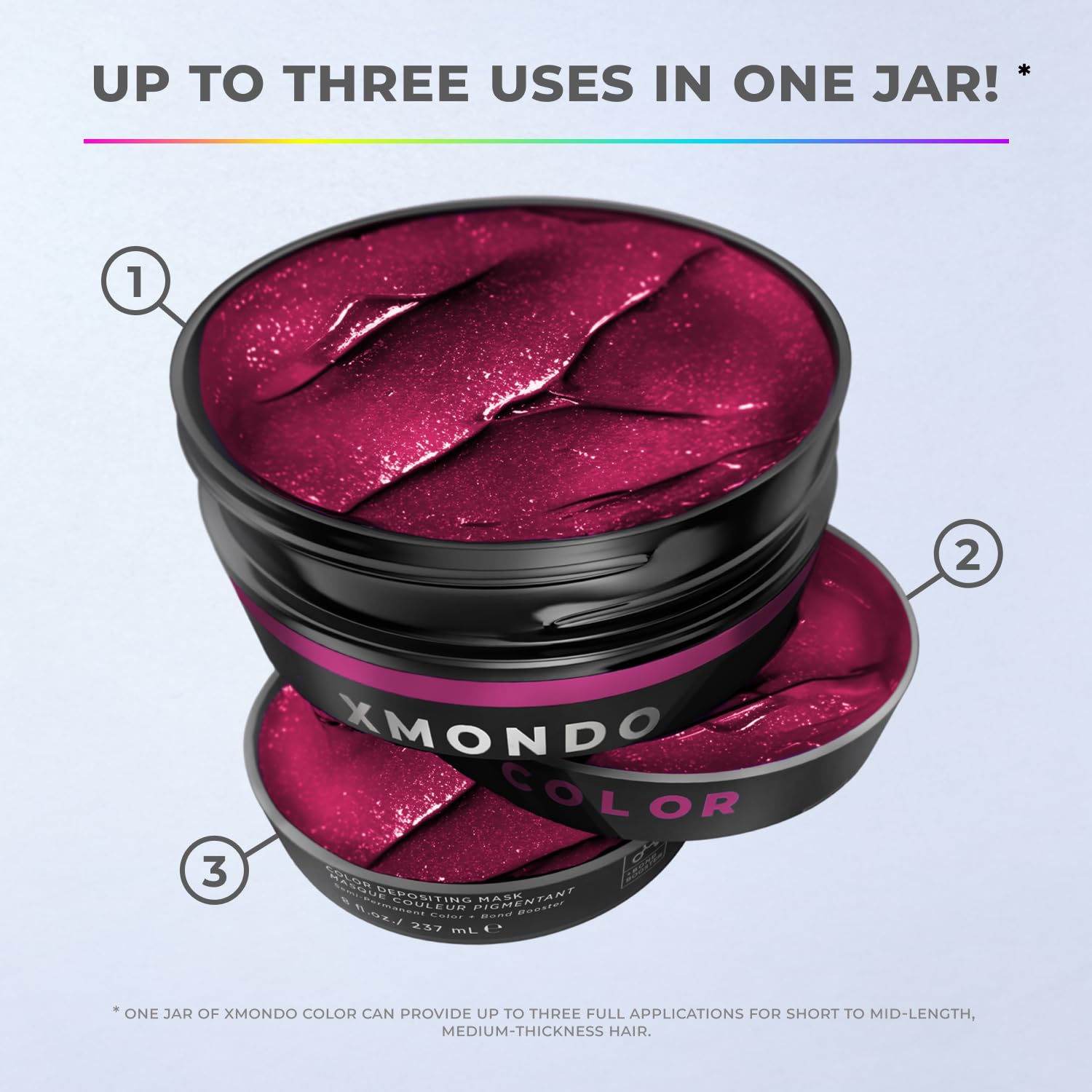 XMONDO Berry color packaging displayed on shelf
