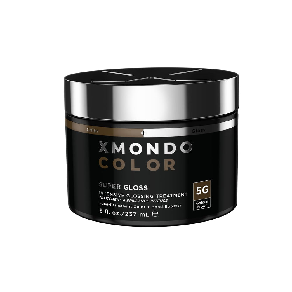 XMONDO Color 5G Golden Brown depositing mask refreshing brunette tones with gloss