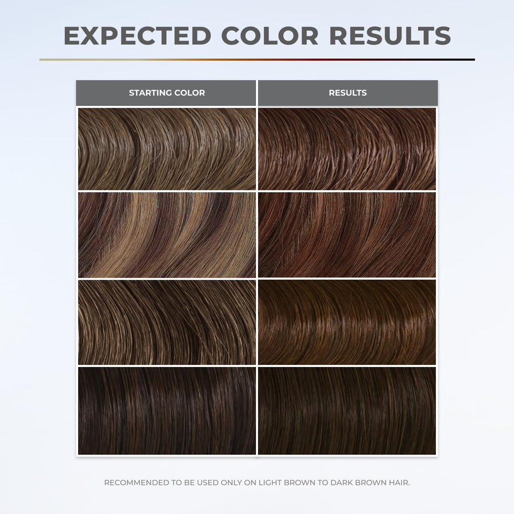 XMONDO Color 5G Golden Brown applying evenly through hair sections