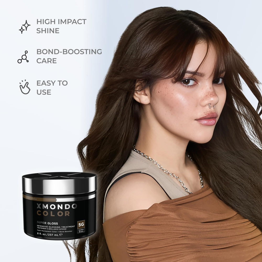 XMONDO Color 5G Golden Brown undergoing 15-minute processing