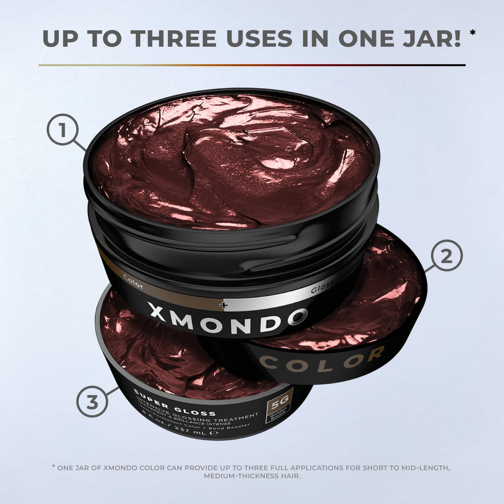 XMONDO Color 5G vegan formula shown with cruelty-free badge