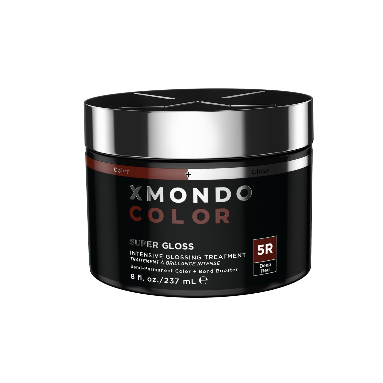 XMONDO Color 5R Deep Red bottle pours pigment for rich color payoff