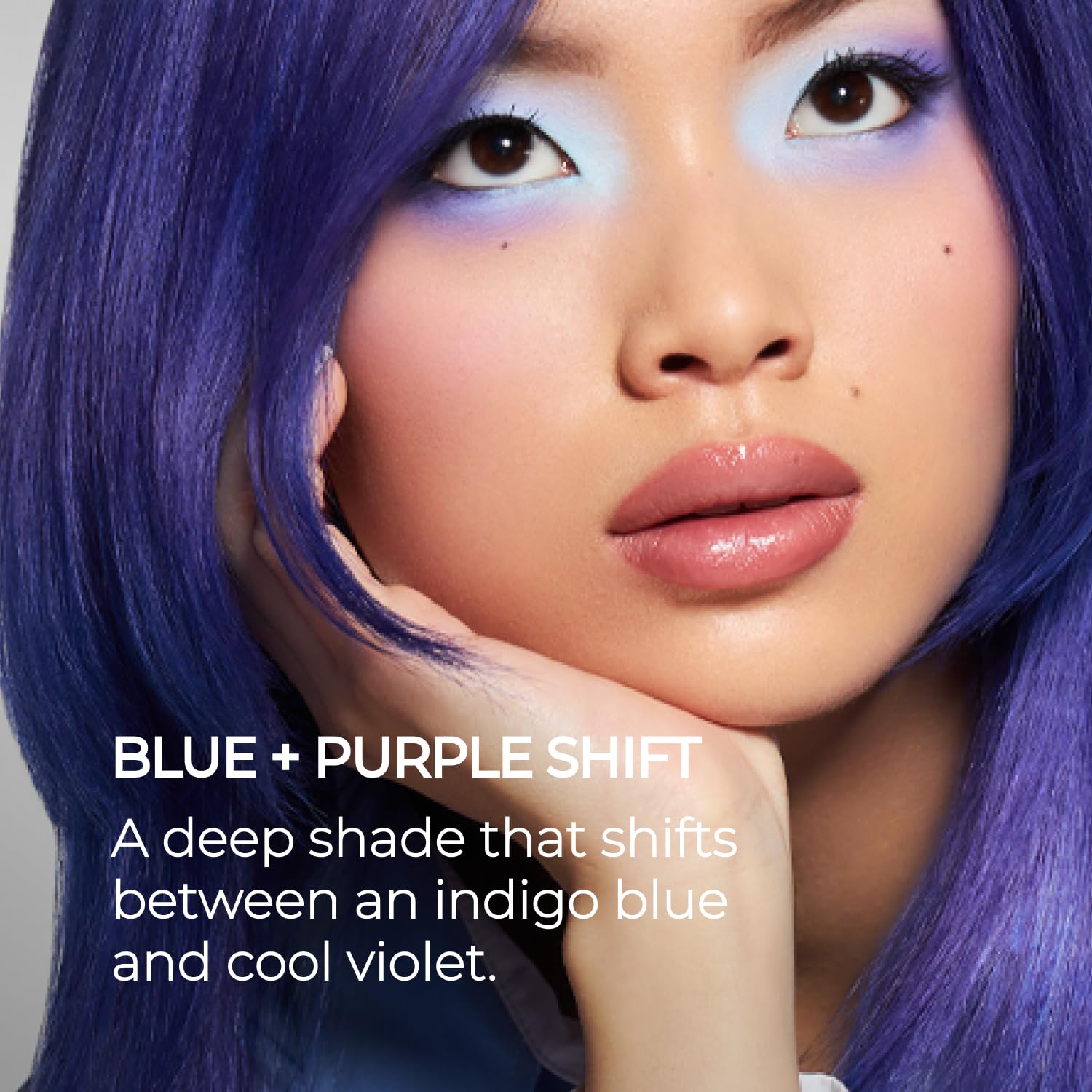 XMONDO Color Blue + Purple Shift close-up reveals shifting hues under light.