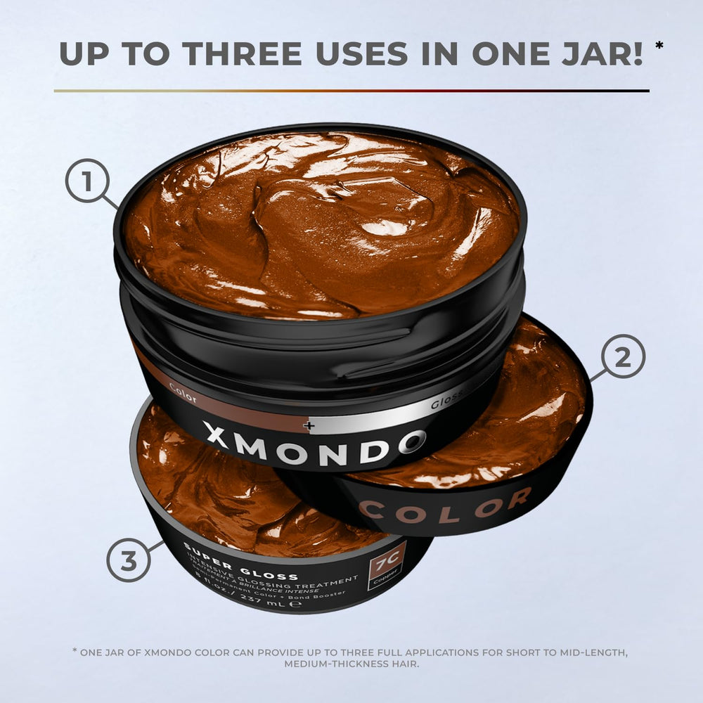 XMONDO color copper strands catch light with shine.