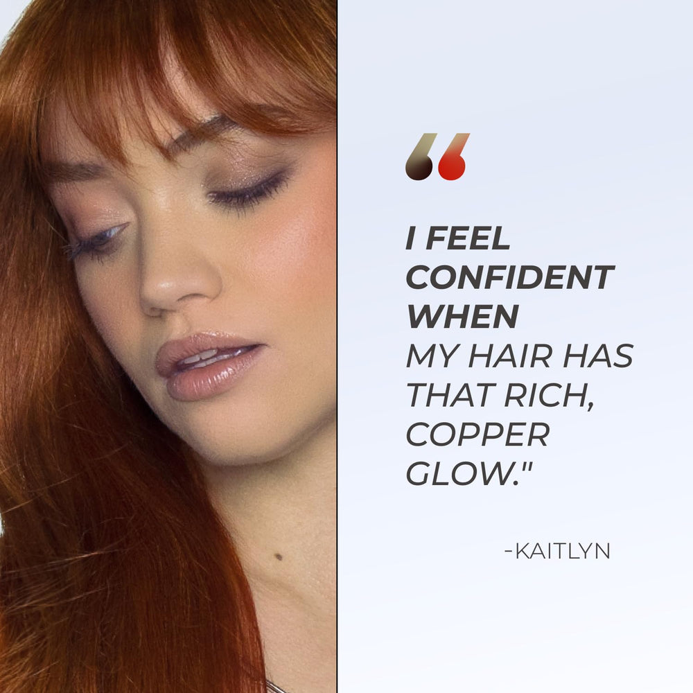 XMONDO Color Copper tones brighten natural undertones.