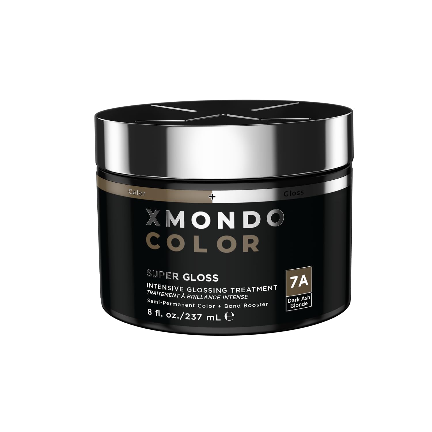 XMONDO Color Dark Ash Blonde bottle displaying the shade and gloss-ready formula.