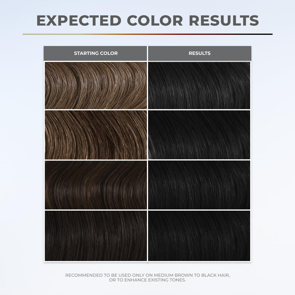 XMONDO Color Soft Black gloves show mess-free at-home processing.