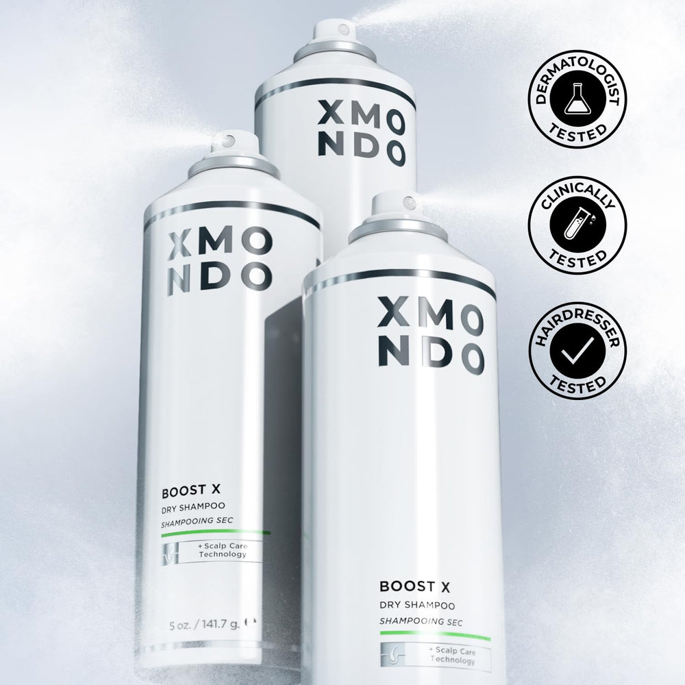 XMONDO Hair Boost X Dry Shampoo fragrance provides a clean, signature scent.
