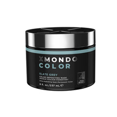 XMONDO Hair Color Slate Grey bottle close-up showing pigment-rich formula for at-home use