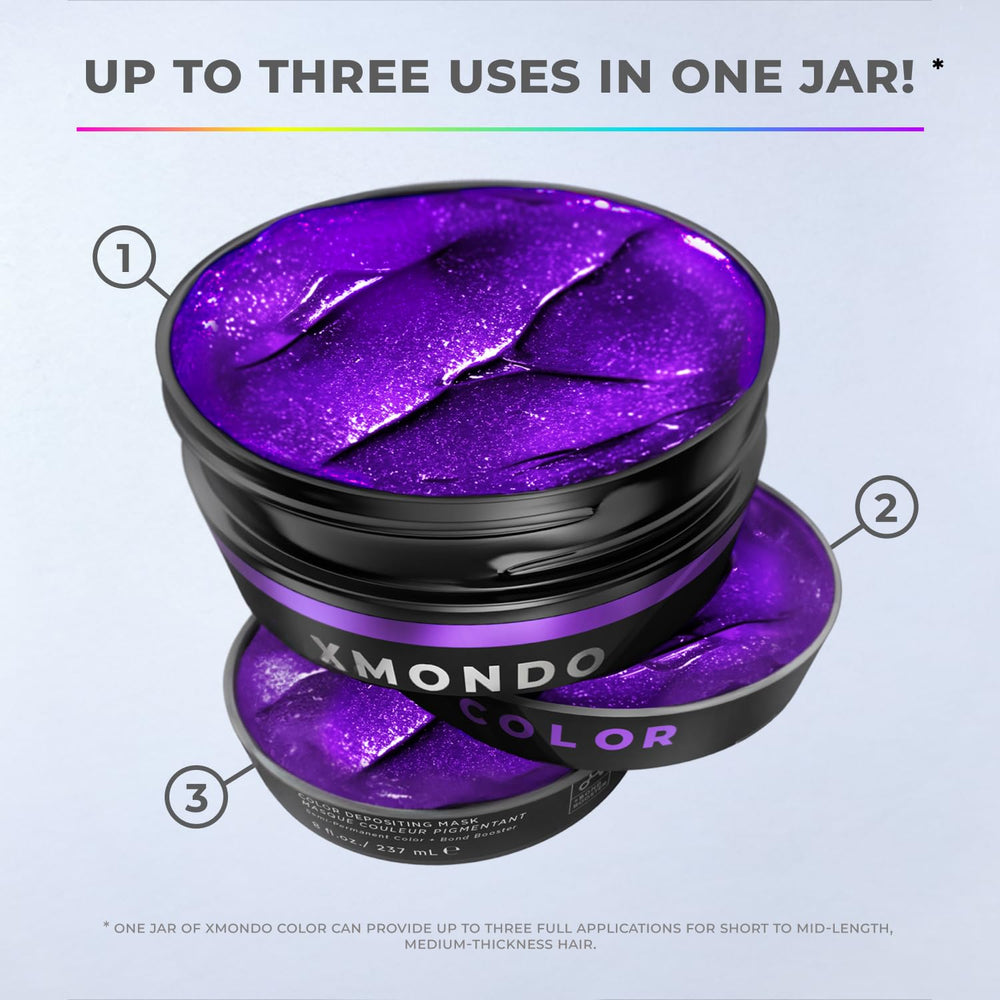 XMONDO 8 oz bottle displayed for home color enthusiasts.