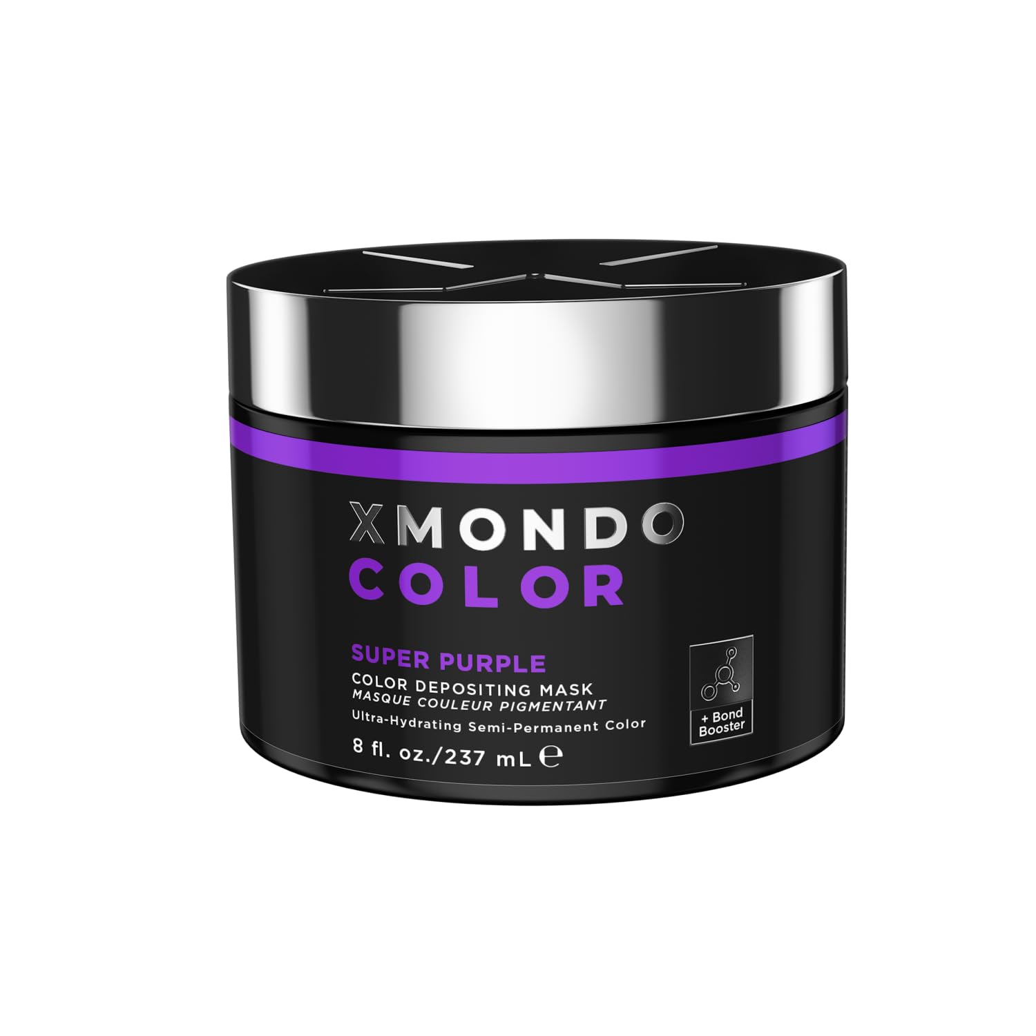 XMONDO Super Purple bottle pour reveals vibrant violet color refresh.