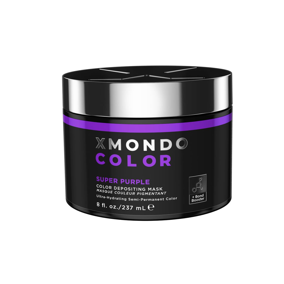 XMONDO Super Purple bottle pour reveals vibrant violet color refresh.