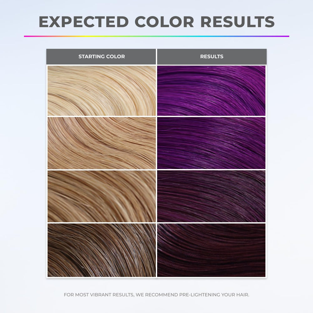 XMONDO Super Purple color swirls show rich violet with blue and red undertones.