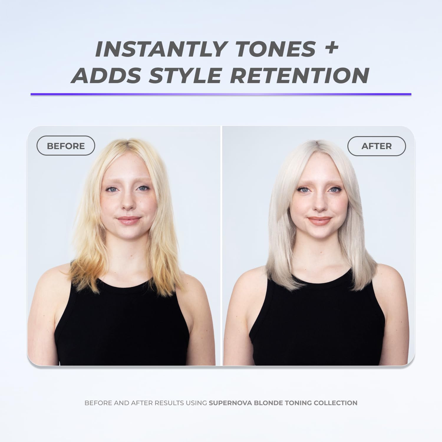 XMONDO Supernova foam dispense on damp hair for even coverage
