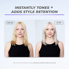 XMONDO Supernova foam dispense on damp hair for even coverage