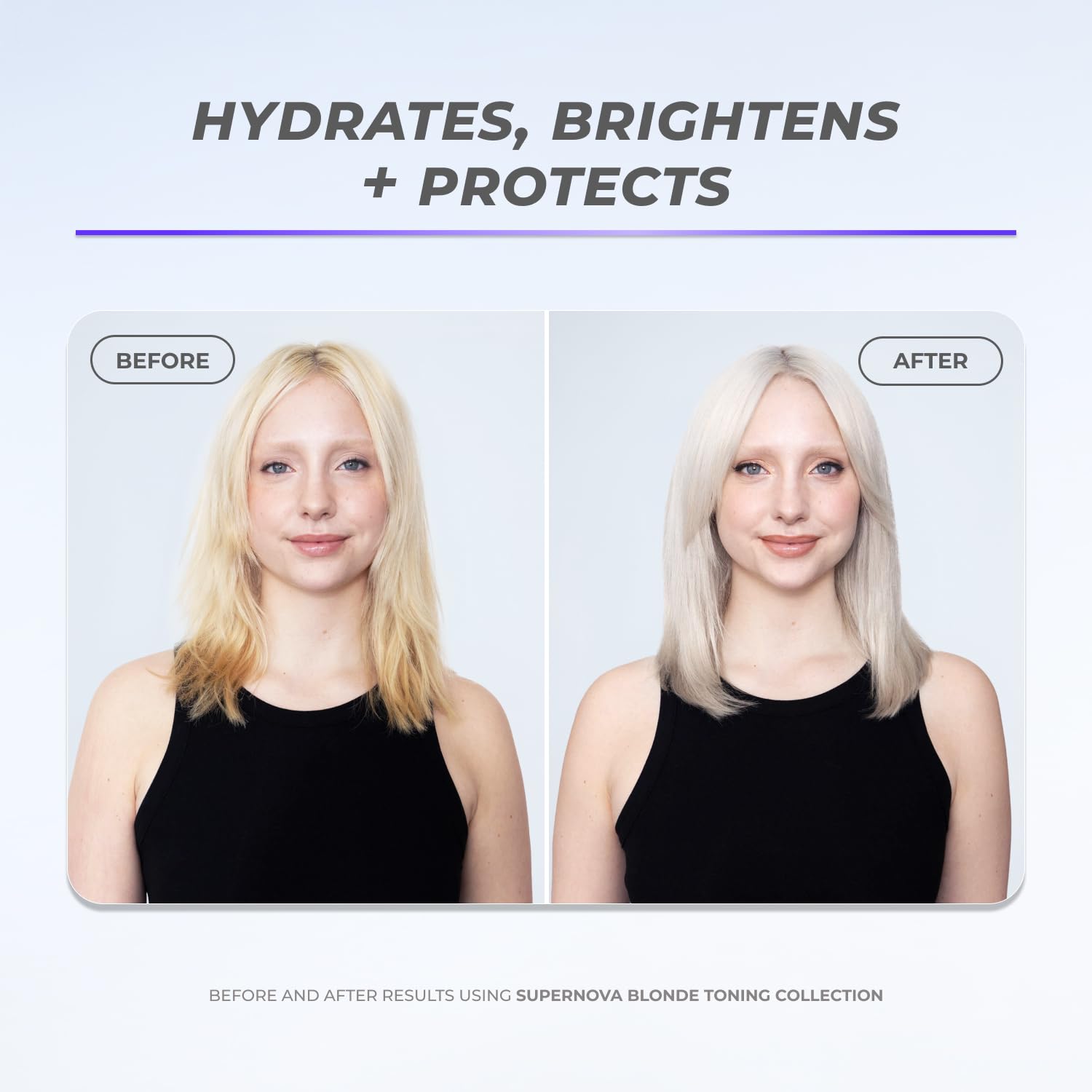XMONDO Supernova with hyaluronic acid hydrates thirsty hair.