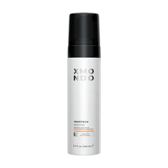 XMONDO Hair Wavetech foam bottle shows vegan formula for defined waves