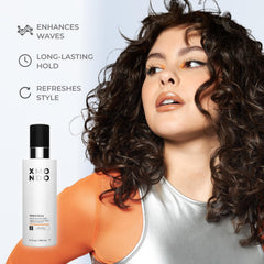XMONDO Wavetech Mist spray dispensing evenly for defined waves.