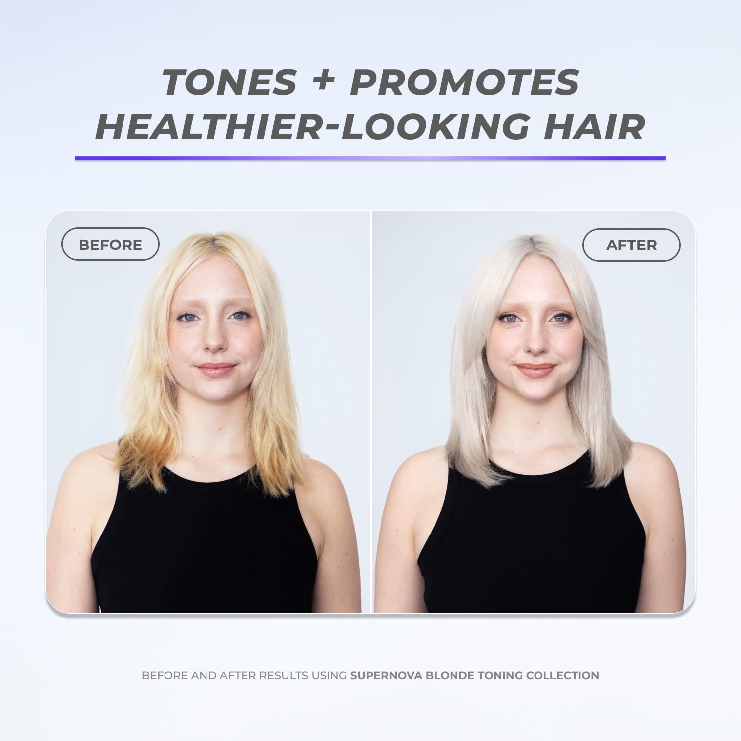 XMONDO Supernova Blonde label close-up with vegan cruelty-free branding