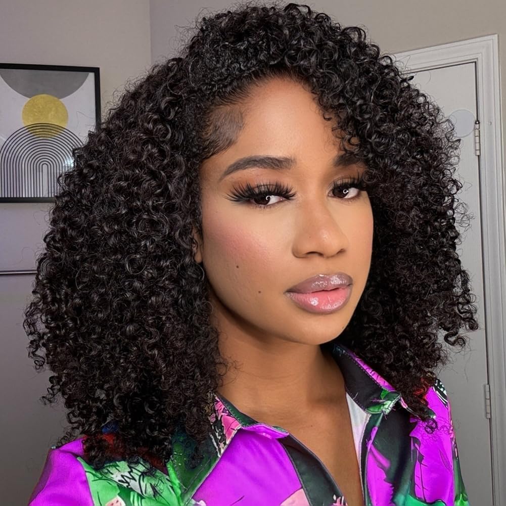 XNAIRA half wig 3-in-1 front view shows seamless wear and natural hairline