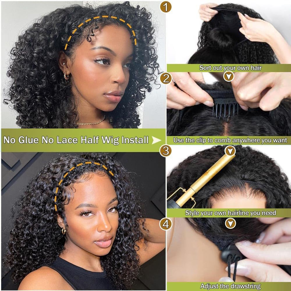 XNAIRA half-up half-down wearing demonstrates versatile everyday styling