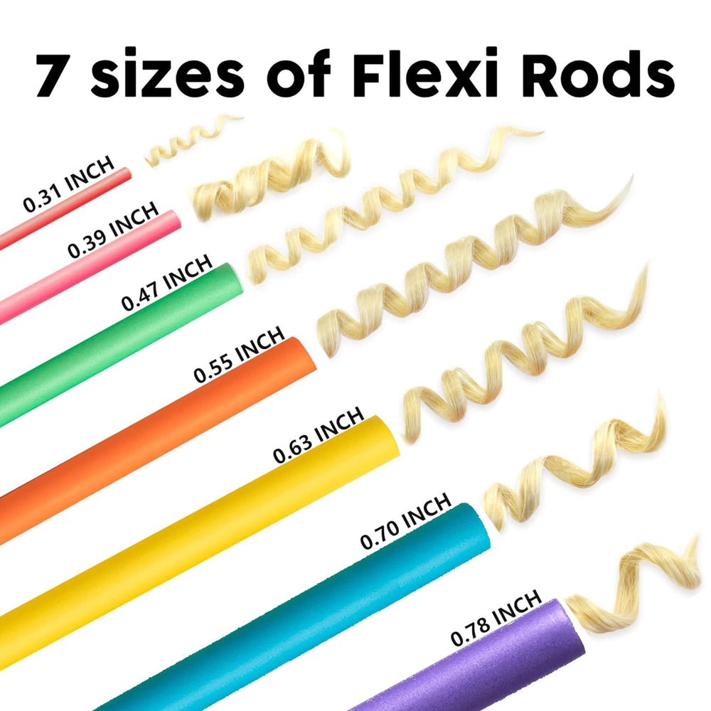 Xnicx foam curlers for heatless styling and gentle hold