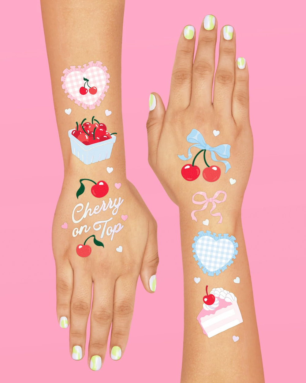 xo Fetti bachelorette and birthday tattoos – durable designs for all-night wear.