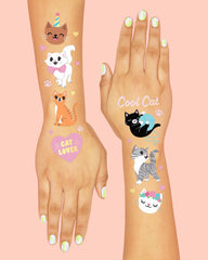 xo, fetti cat tattoos detailed cat art ideal for party decorations