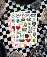 xo Fetti emo tattoos with gravestones for moody aesthetics and long-lasting decoration.