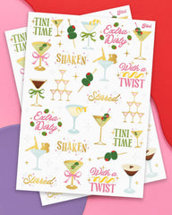 xo Fetti Extra Dirty Martini dirty martini design adds glam