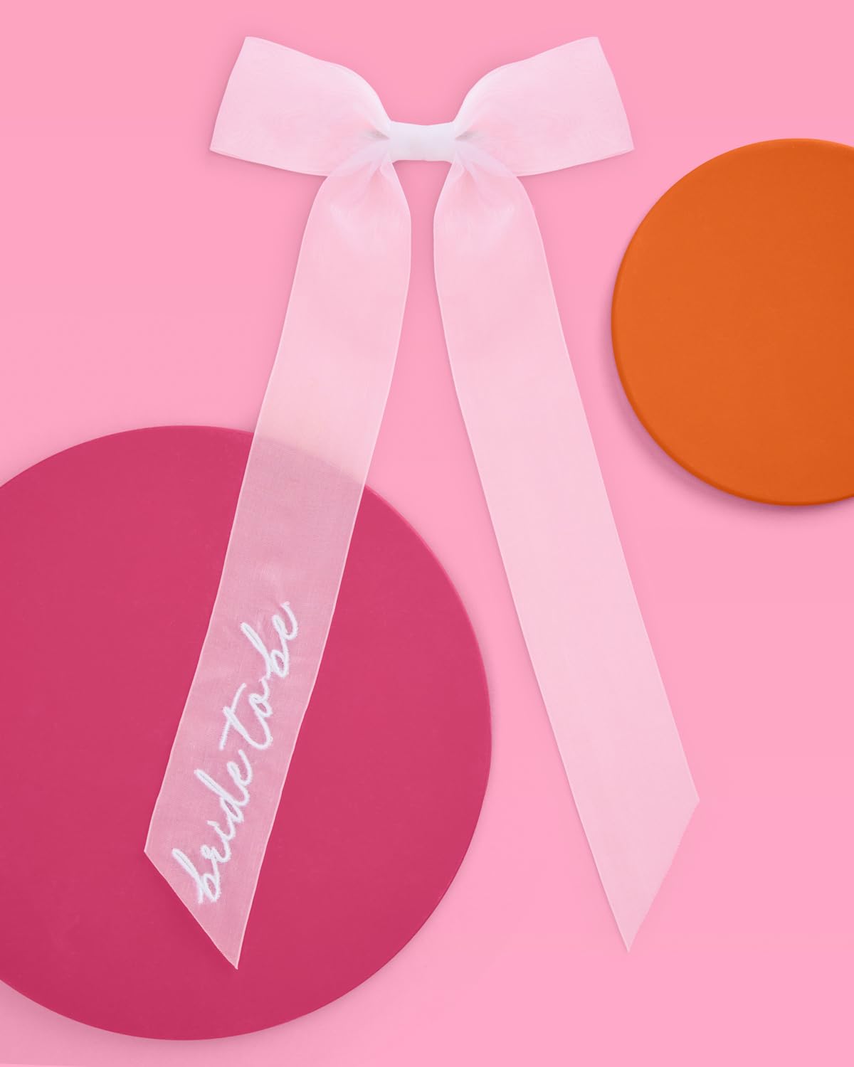 gift ready packaging of xo Fetti Bride to Be bow perfect for gifting