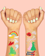 XO Fetti tatuajes con iconos populares para variedad de temáticas.