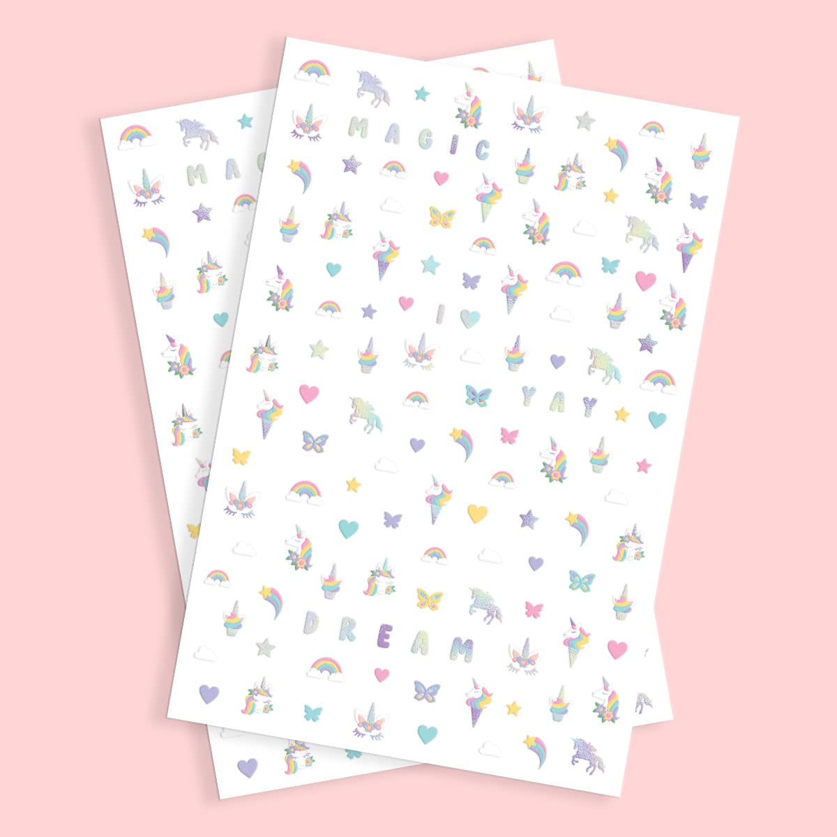 xo Fetti Kids butterfly nail stickers brighten nails for birthday looks