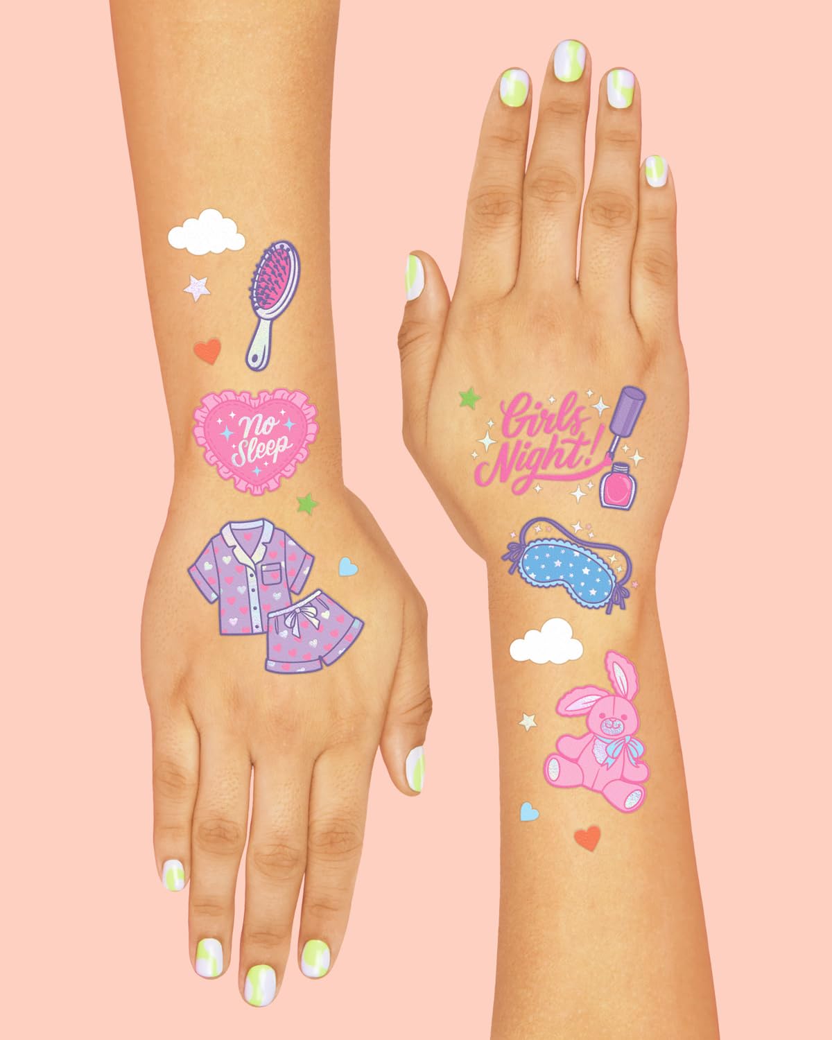 xo Fetti teddy bears design tattoo cute keepsakes for sleepovers