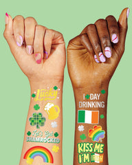 xo Fetti St Patrick's Day tattoo Irish flag designs for bold celebration