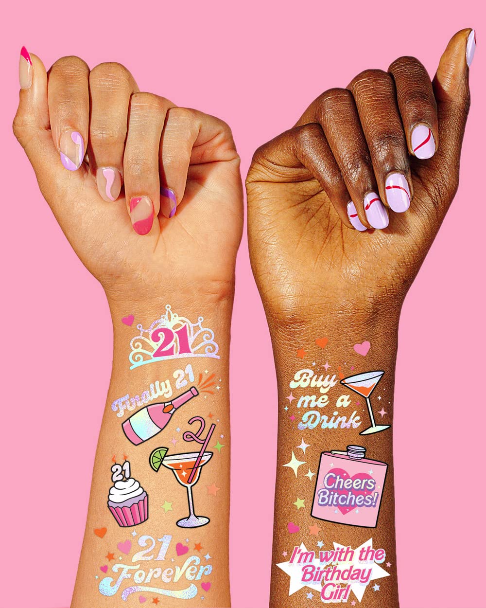 xo Fetti application guide shows quick tattoo placement