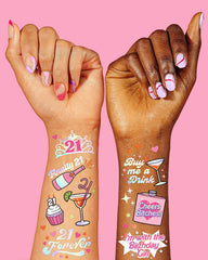 xo Fetti application guide shows quick tattoo placement