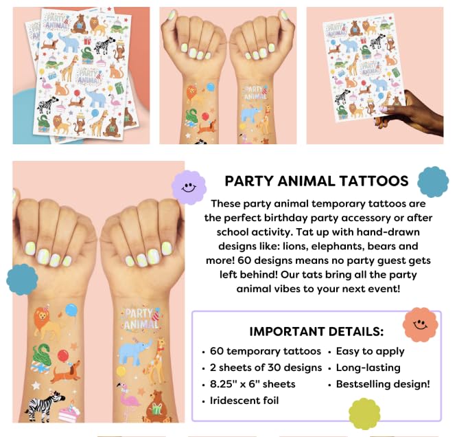 xo, Fetti waterproof and durable foil tattoos for lasting wear