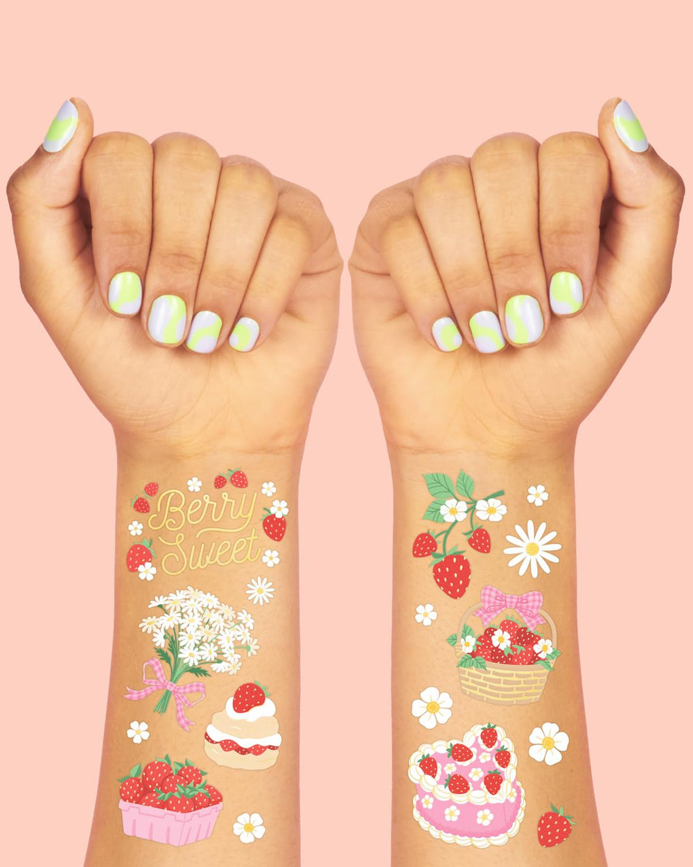 Tatuajes xo fetti de pastel, diseños para celebraciones.