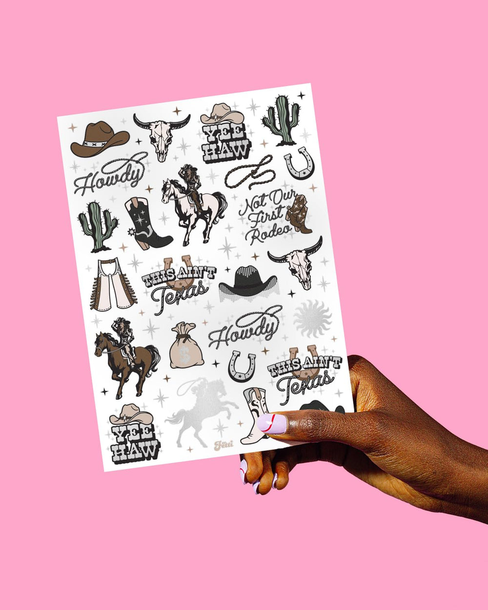 Tatuajes xo Fetti Herraduras, decoración temática que sorprende