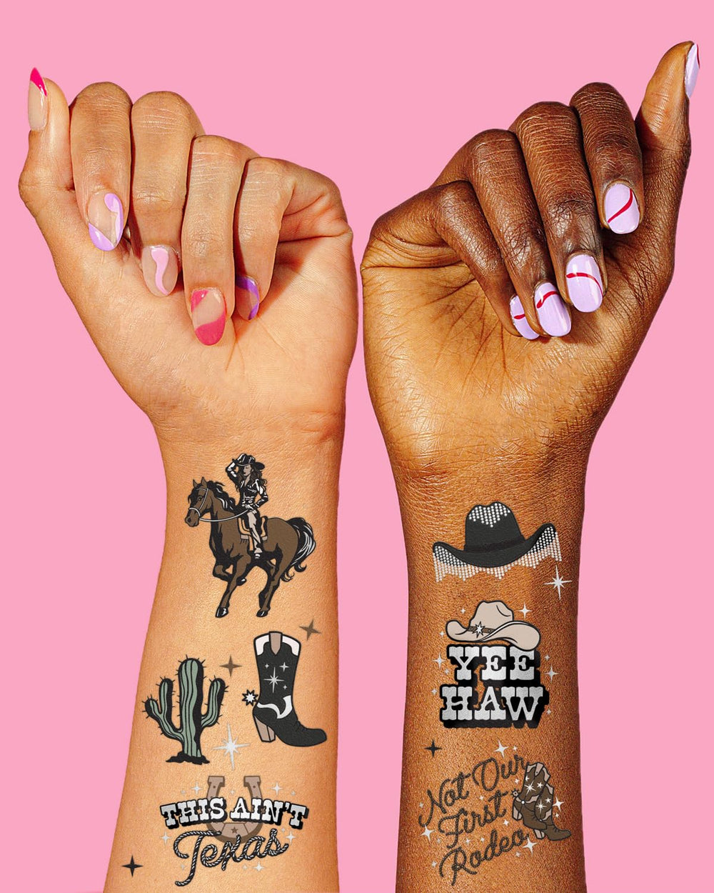 Tatuajes xo Fetti de sombreros, añade estilo vaquero al evento