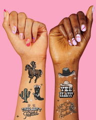 Tatuajes xo Fetti de sombreros, añade estilo vaquero al evento
