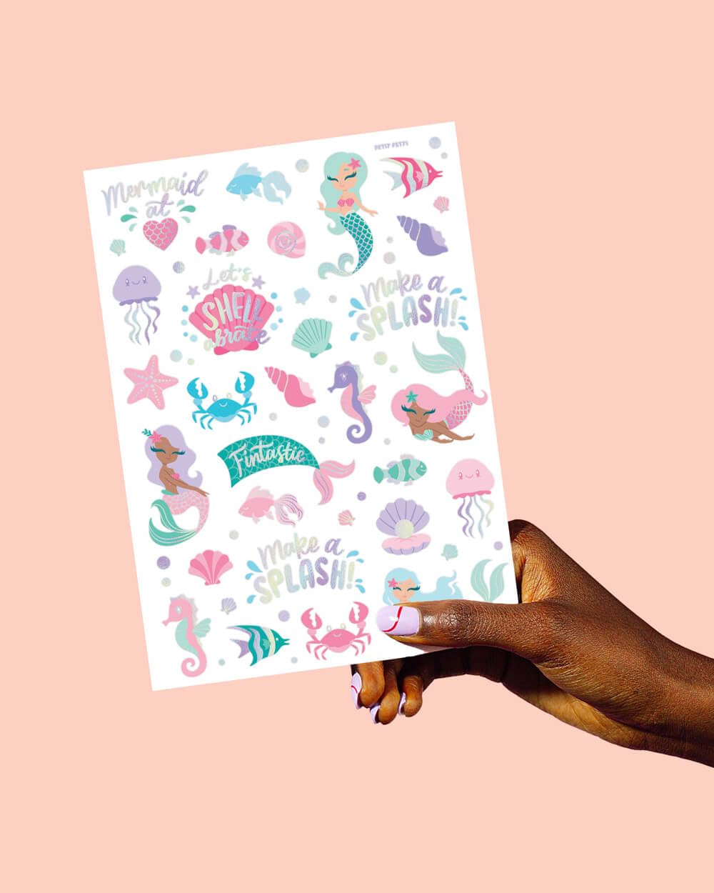 xo, Fetti underwater arts and crafts sheets spark imaginative mermaid-themed activities