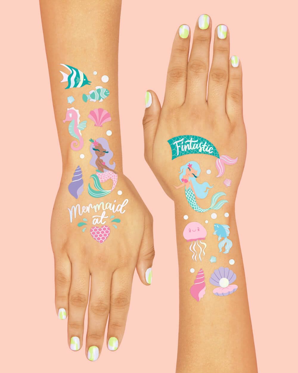 xo, Fetti waterproof, skin-safe decals ideal for outdoor parties and bath-time play