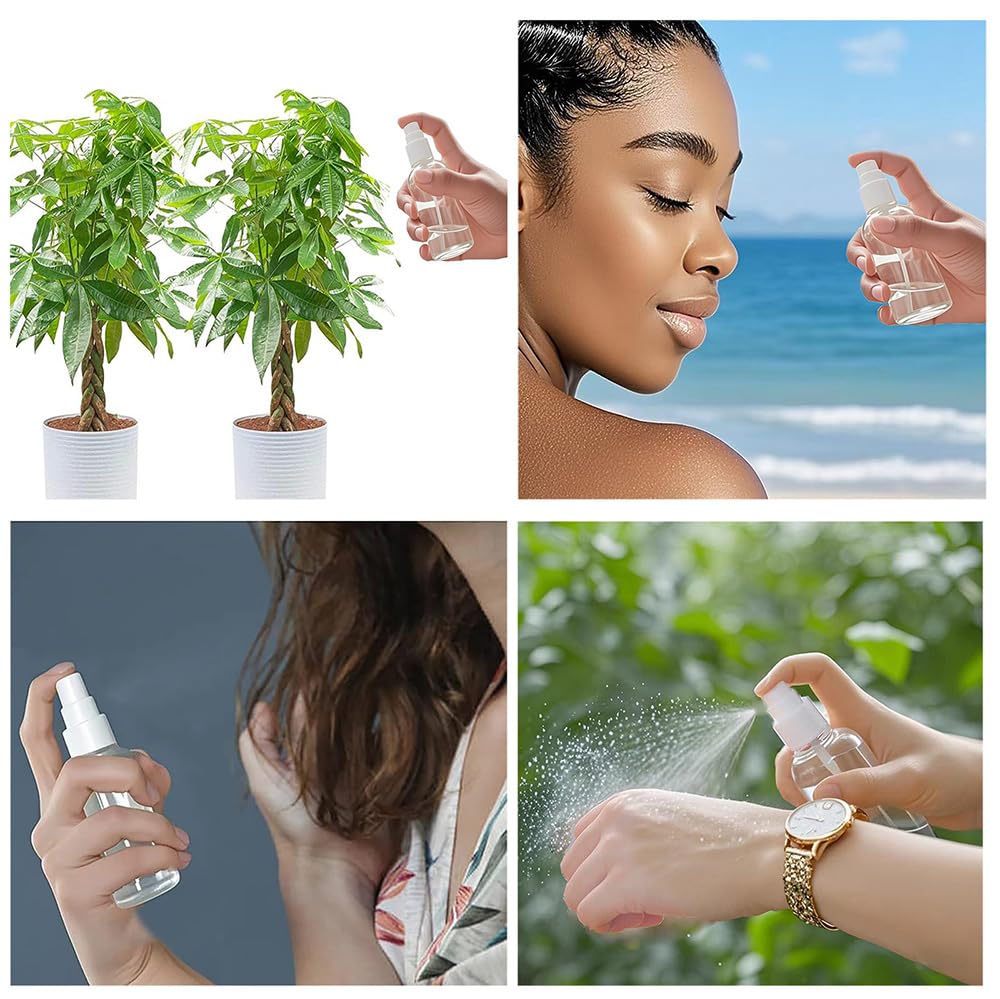 Xolaawa small spray bottle 1.7-oz front view, travel-ready cosmetics.