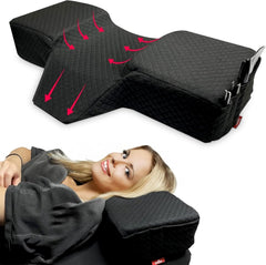 XOLLOZ Lash Pillow with ergonomic head and neck support for lash sessions.