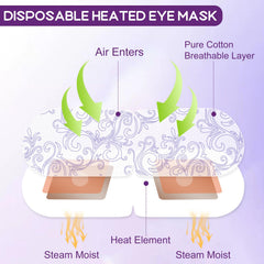 XPCARE mascarilla ocular de vapor caliente ideal para oficina y estudio.